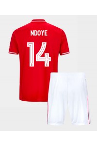 Fotbalové Dres Nottingham Forest Dan Ndoye #14 Dětské Domácí Oblečení 2025-26 Krátký Rukáv (+ trenýrky)